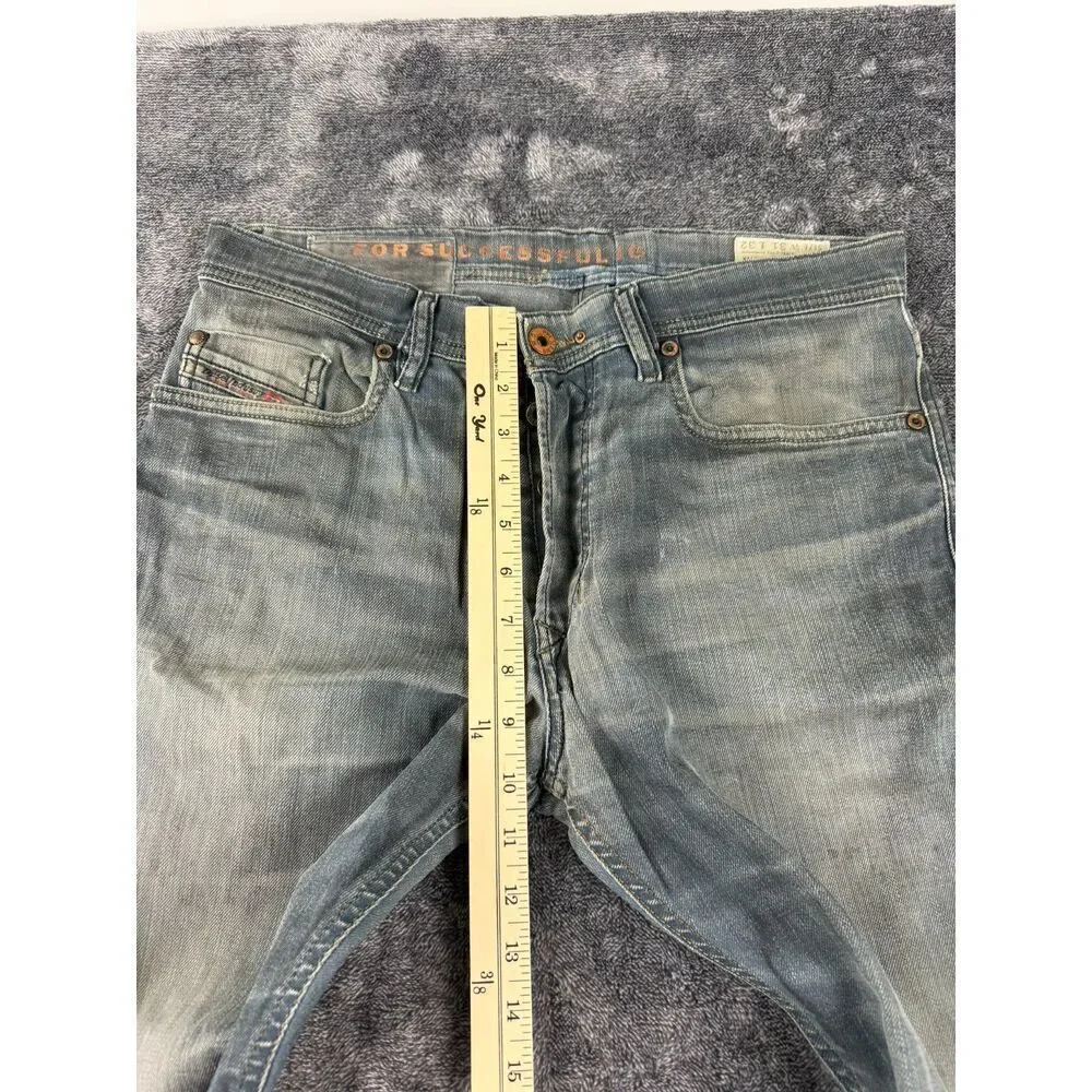 Diesel Slim-Carrot Tepphar Denim Distressed Jeans Men's 31X32(32X30) 0886A *Read